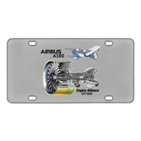 Thumbnail for Airbus A380 & GP7000 Engine Designed Metal (License) Plates