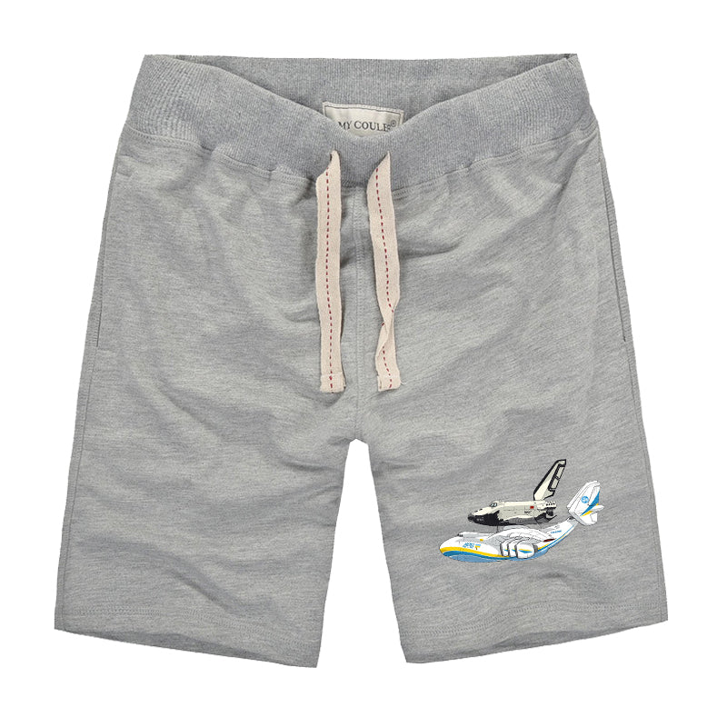 Antonov An-225 & Buran Designed Cotton Shorts