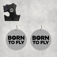 Thumbnail for Born To Fly Special Designed Wooden Drop Earrings