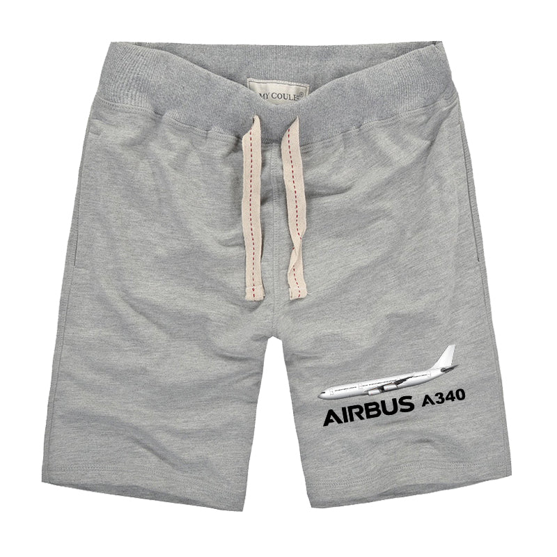 The Airbus A340 Designed Cotton Shorts