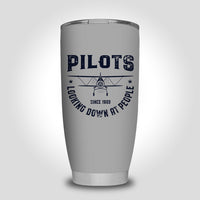 Thumbnail for Pilots Looking Down at People Since 1903 Designed Tumbler Travel Mugs