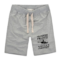 Thumbnail for Helicopter Pilots Get It Up Faster Designed Cotton Shorts