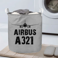 Thumbnail for Airbus A321 & Plane Designed Laundry Baskets