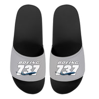 Thumbnail for Super Boeing 737+Text Designed Sport Slippers