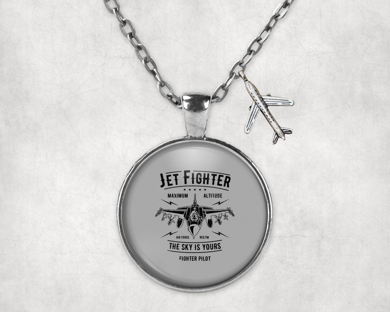 Jet Fighter - The Sky is Yours Designed Necklaces