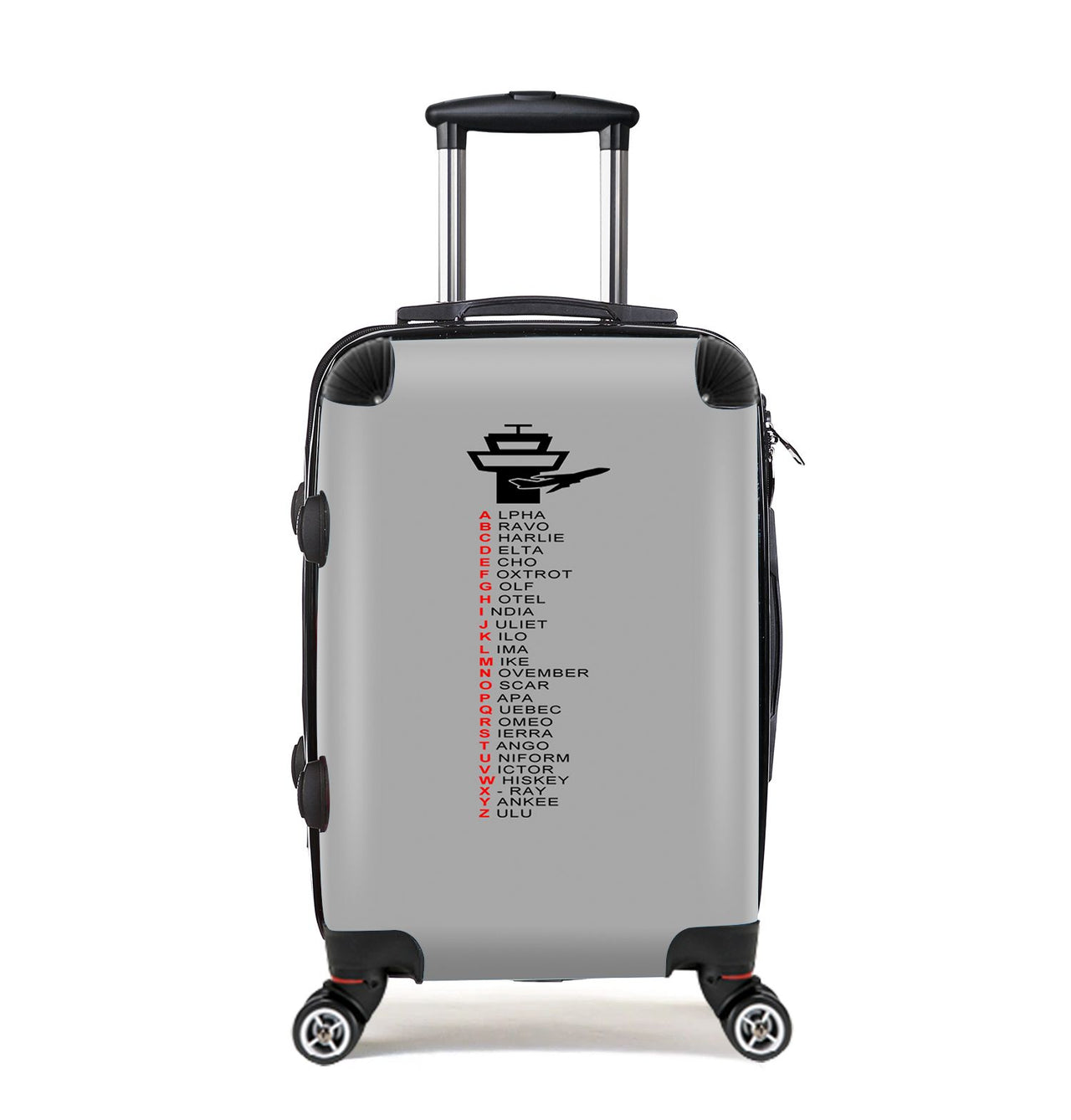 Aviation Alphabet Designed Cabin Size Luggages