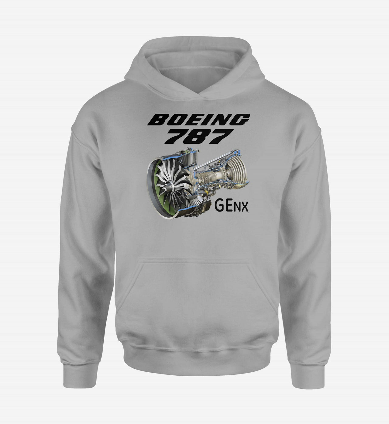 Boeing 787 & GENX Engine Designed Hoodies