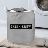 Thumbnail for Cabin Crew Text Designed Laundry Baskets
