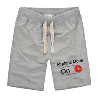 Thumbnail for Airplane Mode On Designed Cotton Shorts