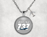 Thumbnail for Super Boeing 737+Text Designed Necklaces