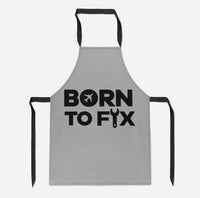Thumbnail for Born To Fix Airplanes Designed Kitchen Aprons