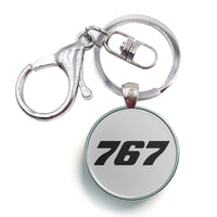 Thumbnail for 767 Flat Text Designed Circle Key Chains