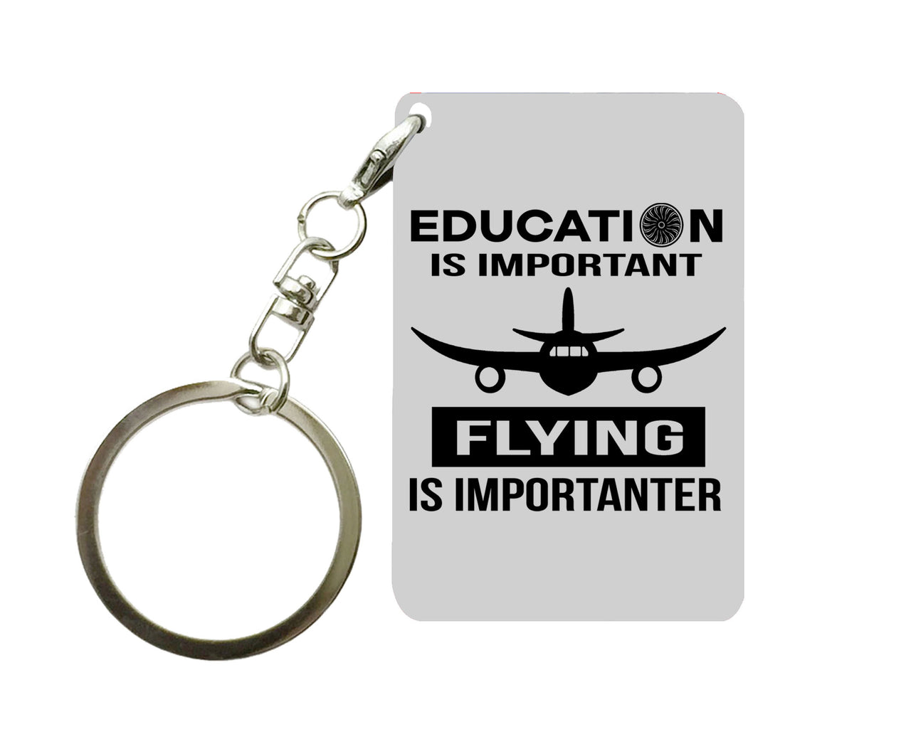 Flying is Importanter Designed Key Chains
