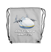 Thumbnail for Antonov AN-225 (21) Designed Drawstring Bags