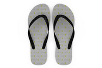Thumbnail for Pilot & Stripes (2 Lines) Designed Slippers (Flip Flops)