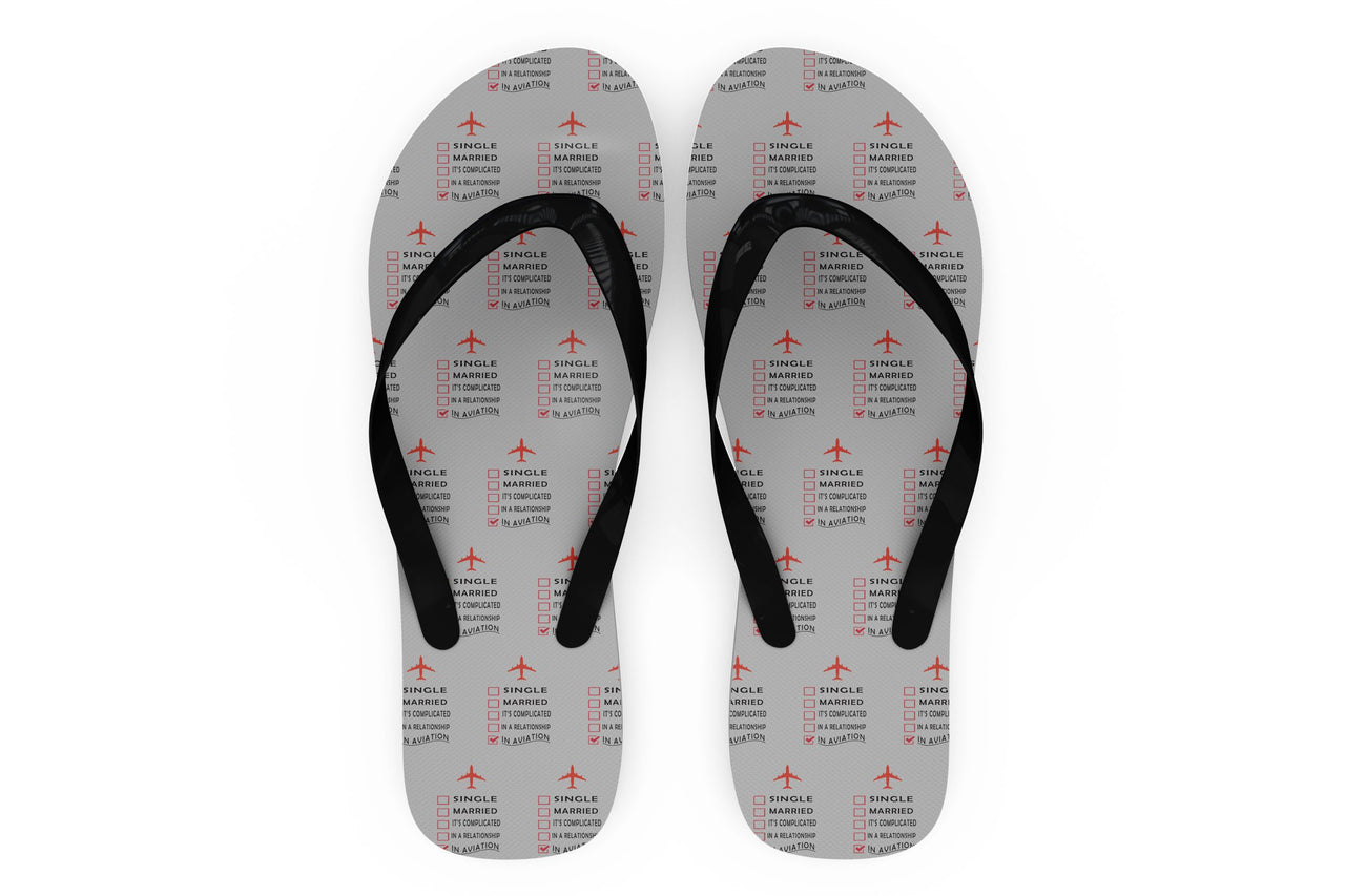 In Aviation Designed Slippers (Flip Flops)