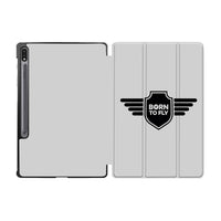 Thumbnail for Born To Fly & Badge Designed Samsung Tablet Cases