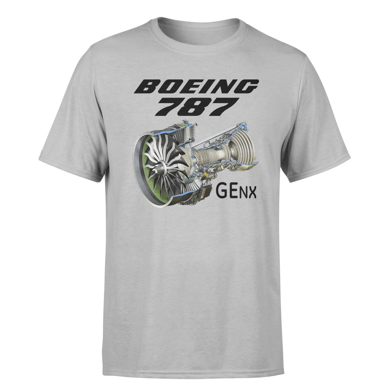 Boeing 787 & GENX Engine Designed T-Shirts