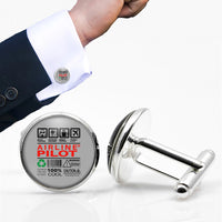 Thumbnail for Airline Pilot Label Designed Cuff Links