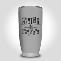 Thumbnail for Still Playing With Airplanes Designed Tumbler Travel Mugs