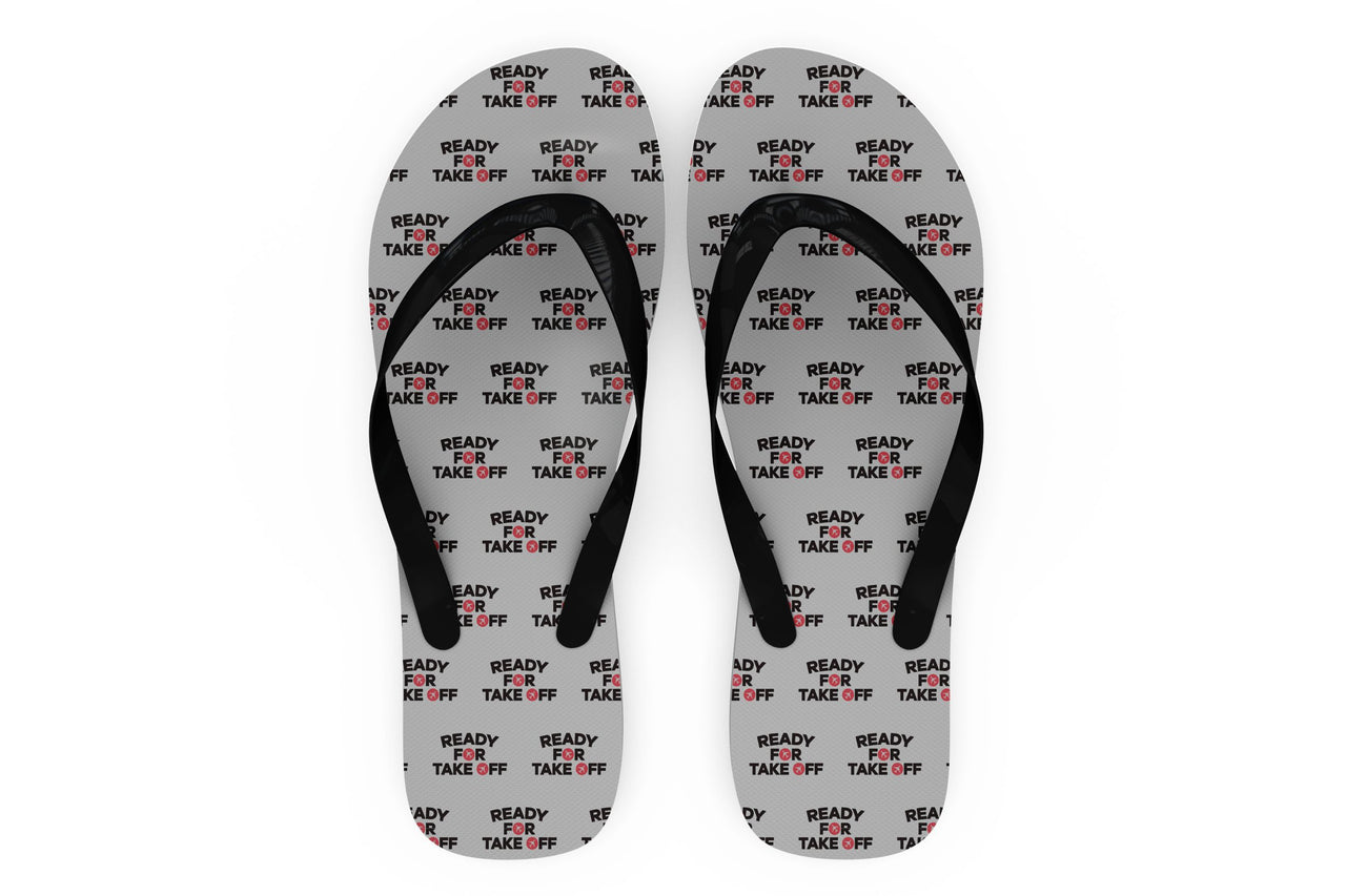 Ready For Takeoff Designed Slippers (Flip Flops)
