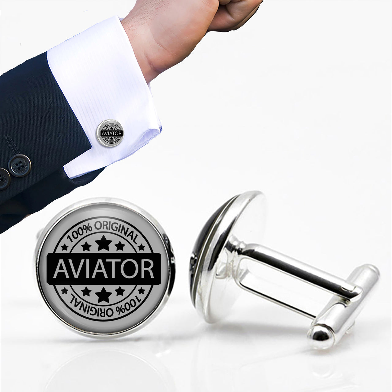 100 Original Aviator Designed Cuff Links