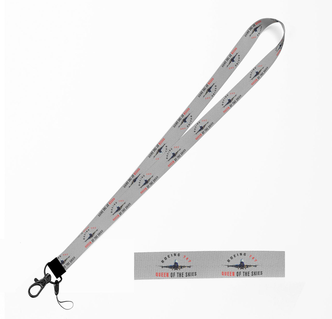 Boeing 747 Queen of the Skies Designed Lanyard & ID Holders