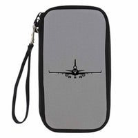 Thumbnail for McDonnell Douglas MD-11 Silhouette Plane Designed Travel Cases & Wallets