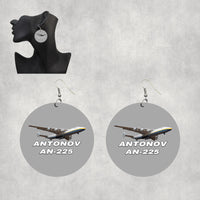 Thumbnail for Antonov AN-225 (15) Designed Wooden Drop Earrings