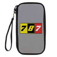 Thumbnail for Flat Colourful 787 Designed Travel Cases & Wallets