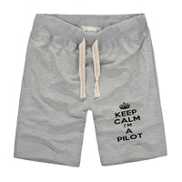 Thumbnail for Keep Calm I'm a Pilot Designed Cotton Shorts