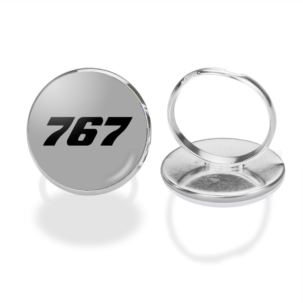 767 Flat Text Designed Rings