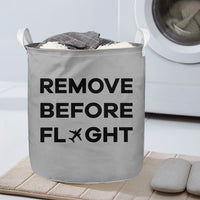 Thumbnail for Remove Before Flight Designed Laundry Baskets