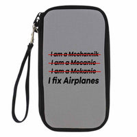 Thumbnail for I Fix Airplanes Designed Travel Cases & Wallets