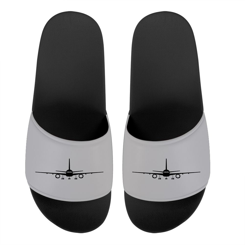 Boeing 757 Silhouette Designed Sport Slippers