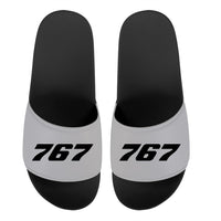 Thumbnail for 767 Flat Textt Designed Sport Slippers