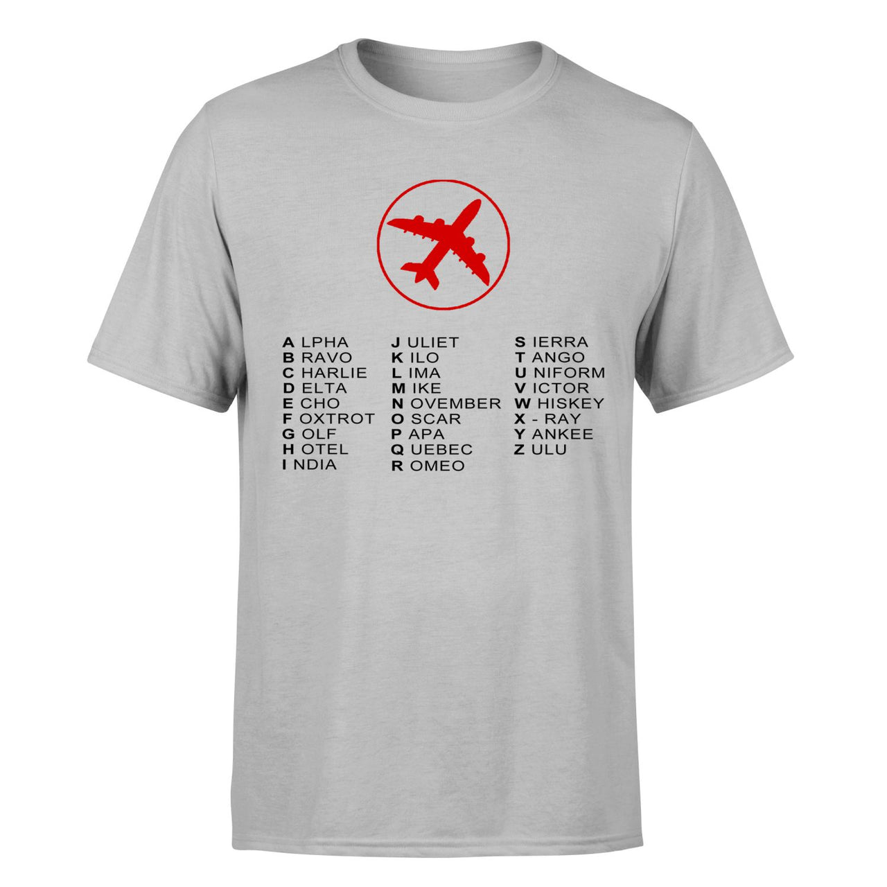 Aviation Alphabet 2 Designed T-Shirts
