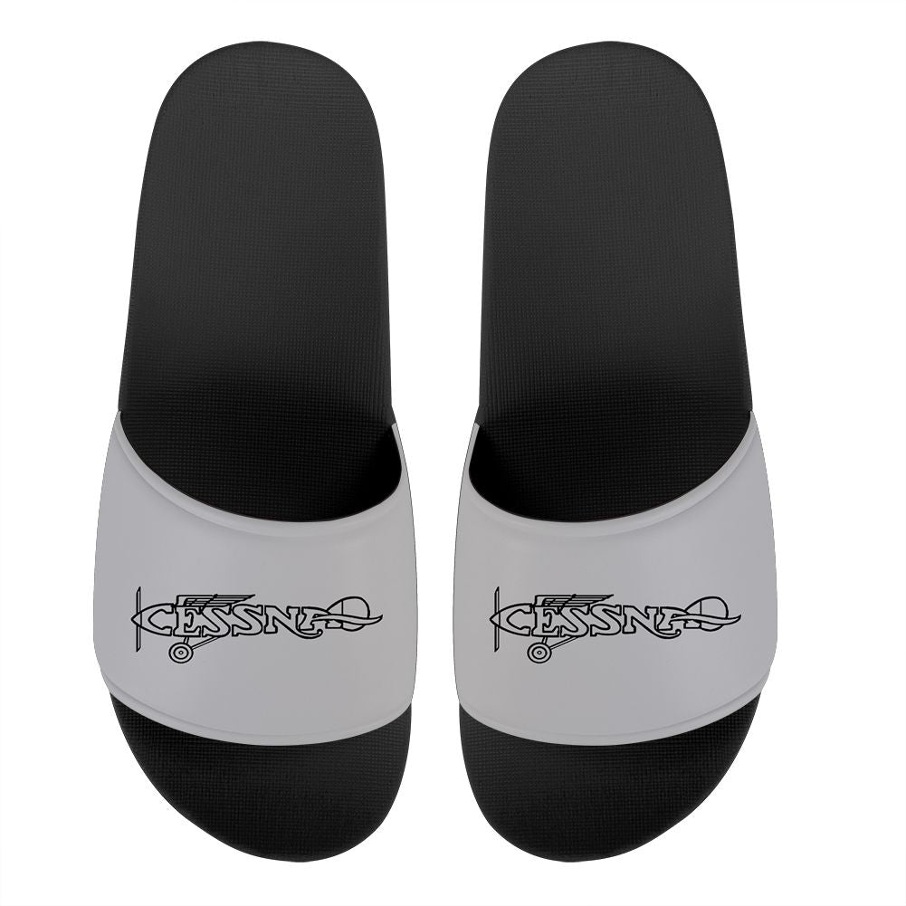 Special Cessna Text Designed Sport Slippers