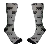 Thumbnail for Boeing 787 & Text Designed Socks