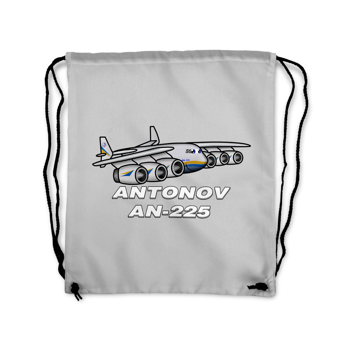 Antonov AN-225 (25) Designed Drawstring Bags