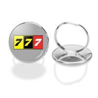 Thumbnail for Flat Colourful 777 Designed Rings
