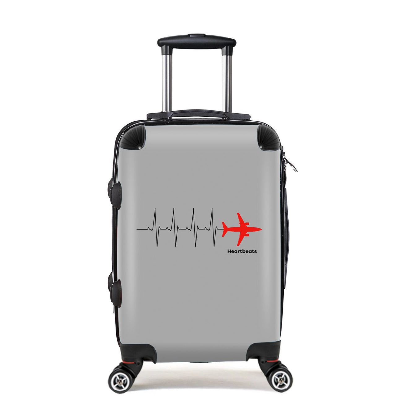 Aviation Heartbeats Designed Cabin Size Luggages