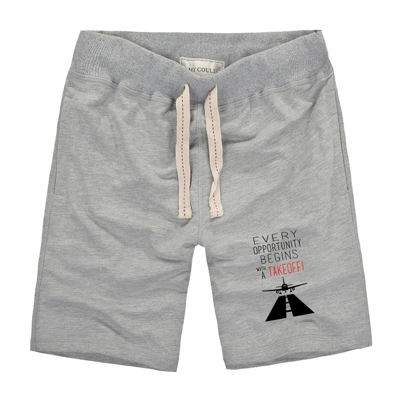 Every Opportunity Designed Cotton Shorts