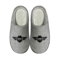 Thumbnail for Born To Fly & Badge Designed Cotton Slippers