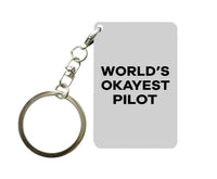 Thumbnail for World's Okayest Pilot Designed Key Chains