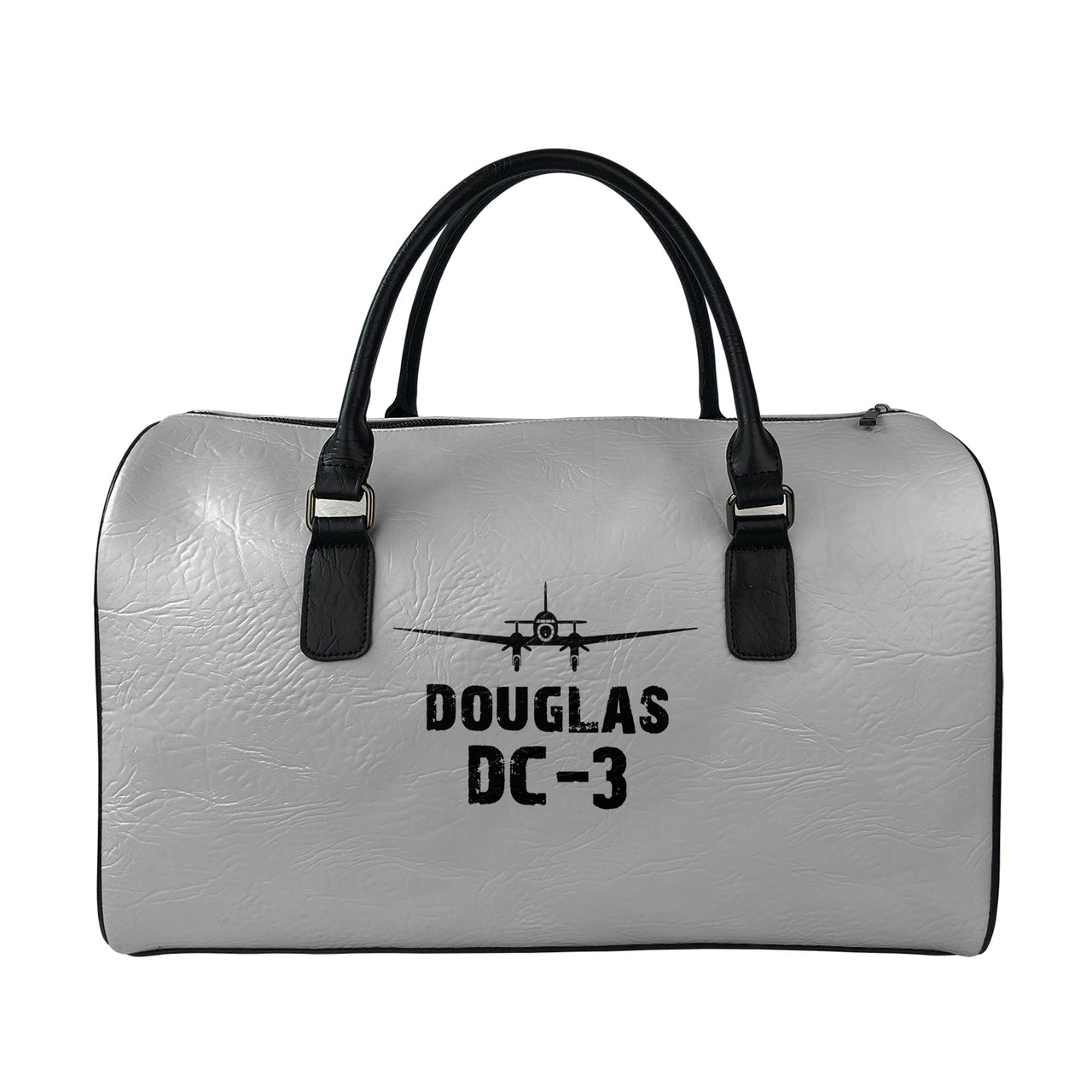 Douglas DC-3 & Plane Designed Leather Travel Bag