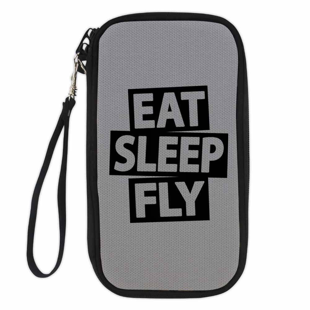 Eat Sleep Fly Designed Travel Cases & Wallets