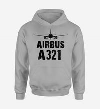 Thumbnail for Airbus A321 & Plane Designed Hoodies
