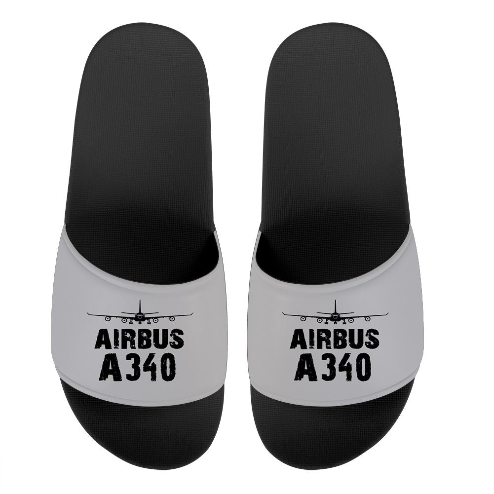 Airbus A340 & Plane Designed Sport Slippers