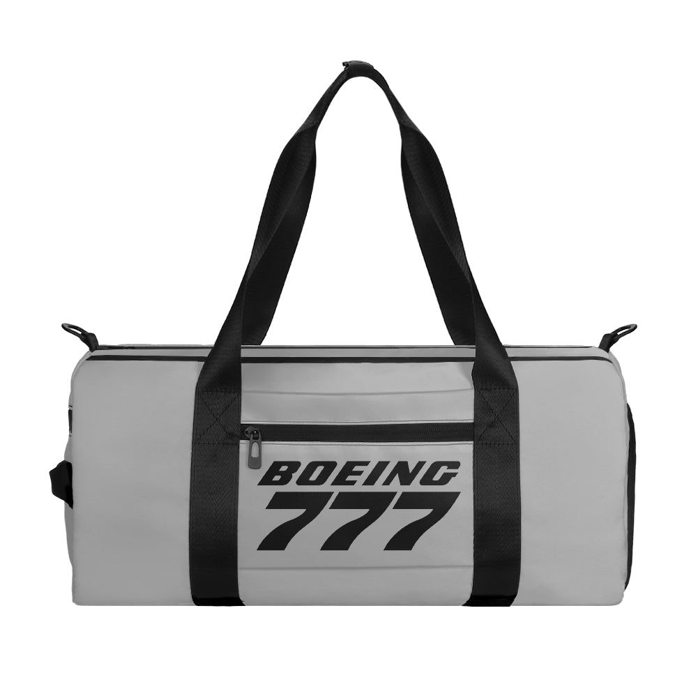 Boeing 777 & Text Designed Sports Bag
